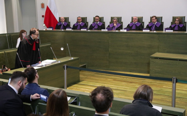 Warszawa, 25.04.2024. Prokurator Grzegorz Bucoń (2P) podczas posiedzenia Sądu Najwyższego w sprawie 