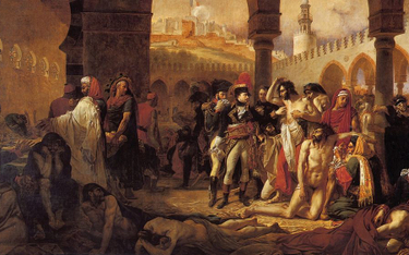 „Napoleon odwiedza zadżumionych w Jaffie” – obraz olejny francuskiego malarza Antoine’a-Jeana Grosa 