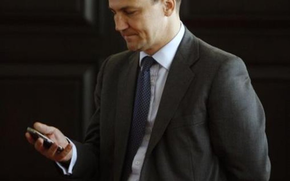 Minister Radosław Sikorski