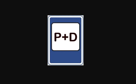 Nowy znak drogowy w Czechach P+D (Park and Drive)
