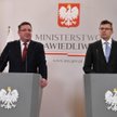 Wiceminister sprawiedliwości Marcin Warchoł oraz minister-członek Rady Ministrów Michał Wójcik