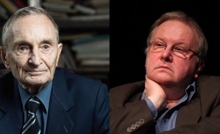 Prof. Henryk Samsonowicz i Aleksander Hall