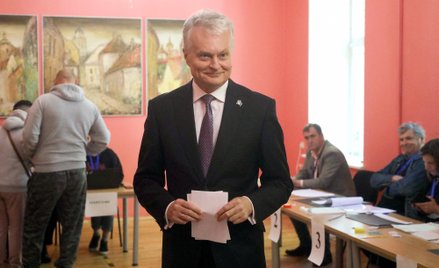 Gitanas Nausėda zdobył 44 proc. głosów