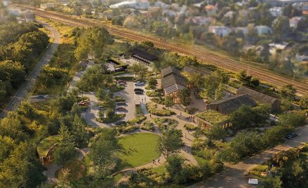 Projekt Centrum Edukacji Ekologicznej został przygotowany przez pracownię architektoniczną RS Archit