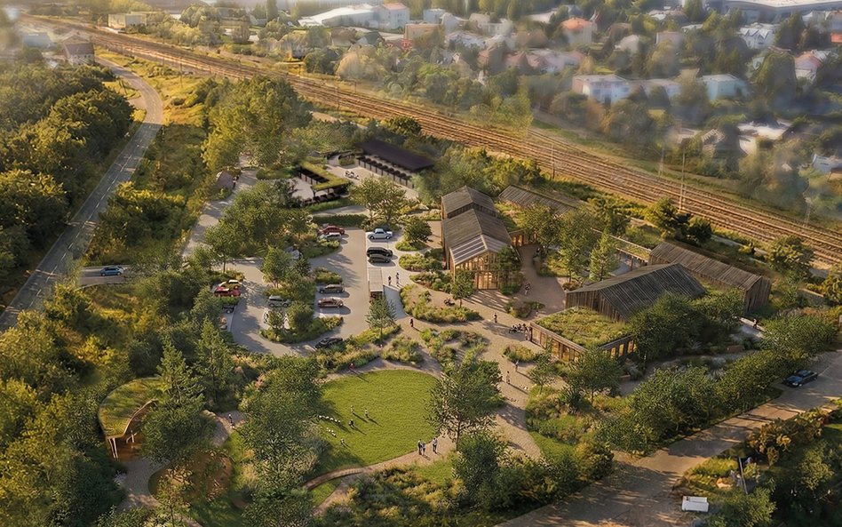 Projekt Centrum Edukacji Ekologicznej został przygotowany przez pracownię architektoniczną RS Archit