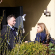 Były minister sprawiedliwości Zbigniew Ziobro i jego żona Patrycja Kotecka-Ziobro przed swoim domem 