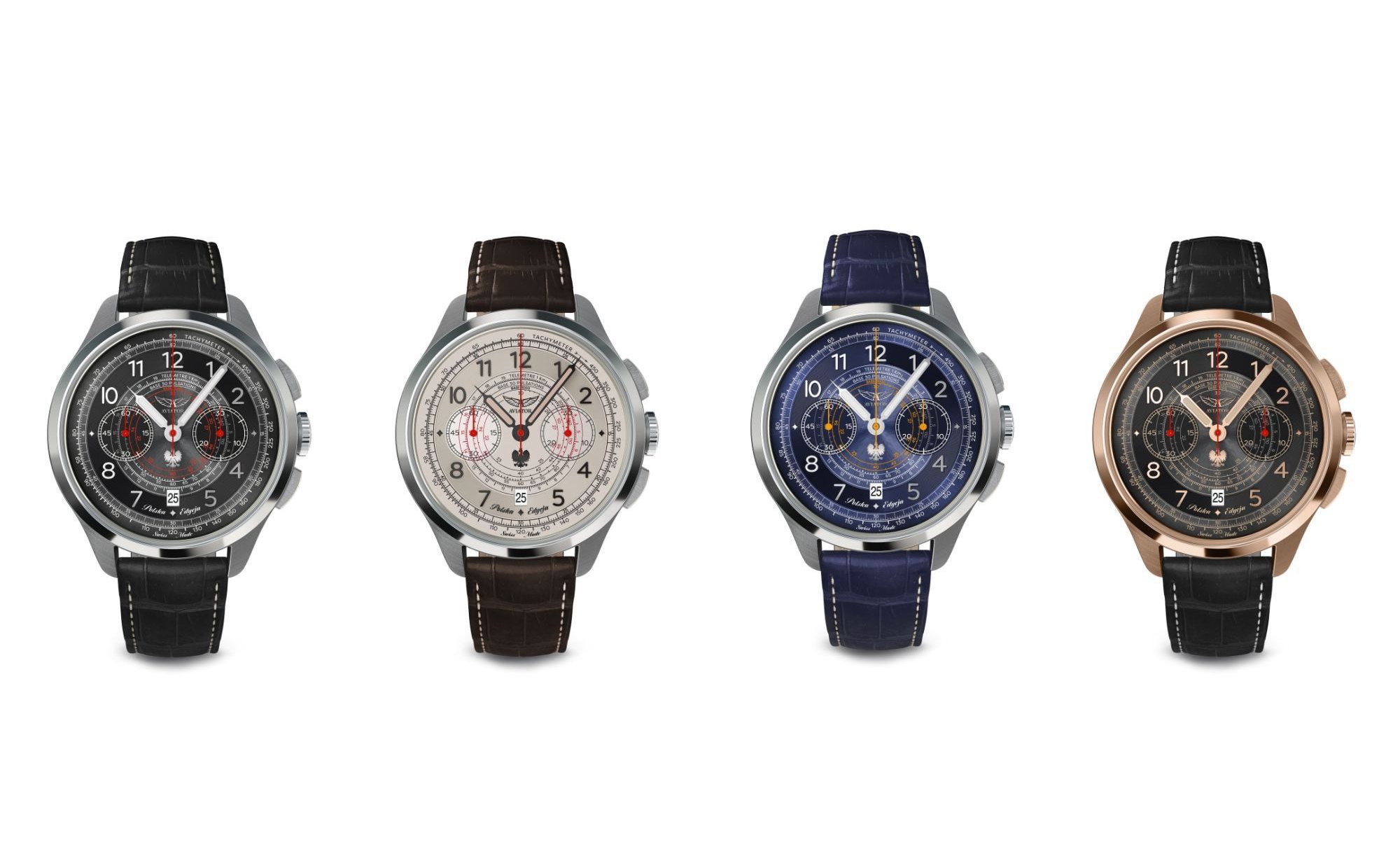 Aviator Swiss Made Heritage Chronograph Trimeter: Liczy się czas