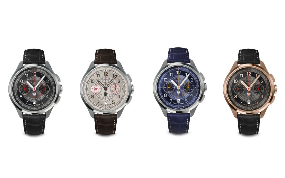 Aviator Swiss Made Heritage Chronograph Trimeter.