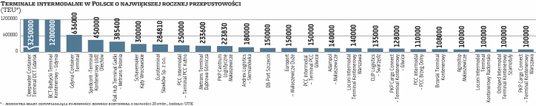 Według GUS w ubiegłym roku aktywnych było w Polsce 31 intermodalnych terminali lądowych, czyli takic