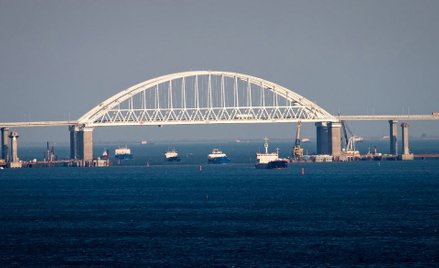 Most nad Cieśniną Kerczeńską został zbudowany przez Rosjan po aneksji Krymu.