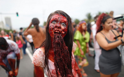 Brazylia: Zombie na jeden dzień opanowały Copacabanę