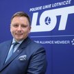 Prezes zarządu PLL LOT Rafał Milczarski