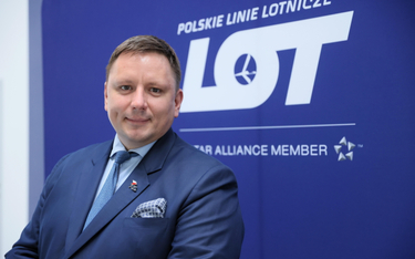 Prezes zarządu PLL LOT Rafał Milczarski