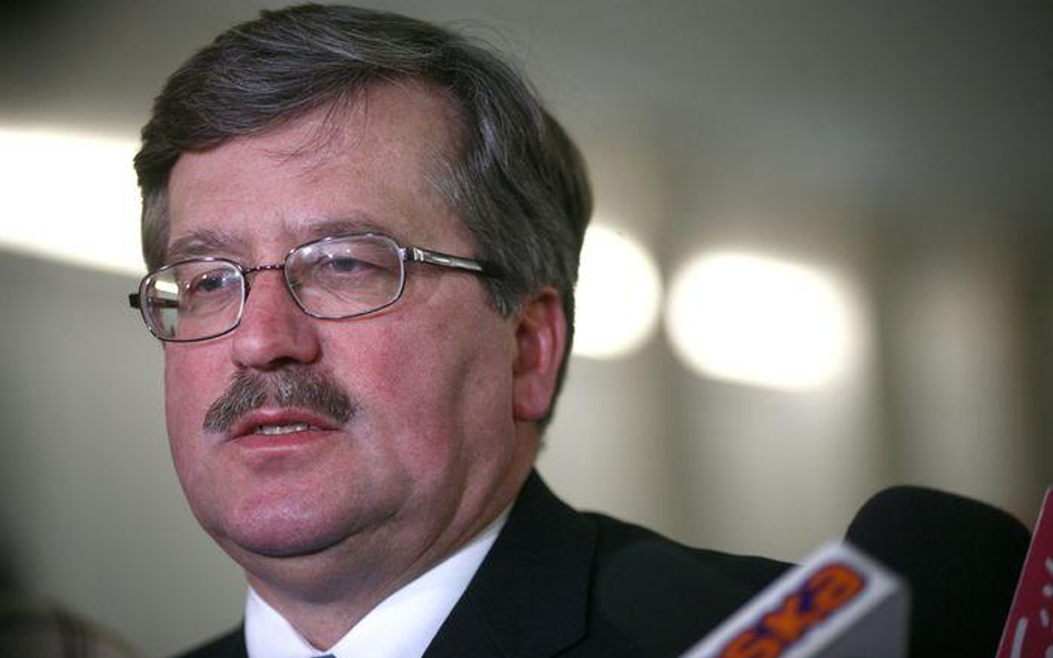 Marszałek Sejmu Bronisław KomorowskI