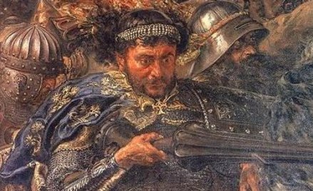 Zawisza Czarny. Fragment obrazu Jana Matejki "Bitwa pod Grunwaldem"