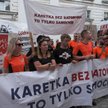 Protest ratowników medycznych