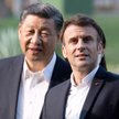 Xi Jinping i Emmanuel Macron w Kantonie