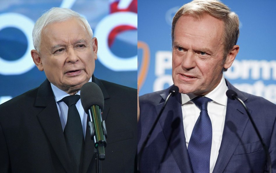 Jarosław Kaczyński i Donald Tusk