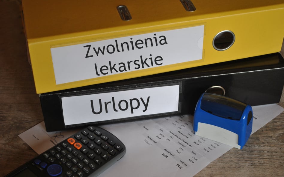 Kody na zwolnieniach lekarskich mają wpływ na sposób naliczania zasiłku chorobowego