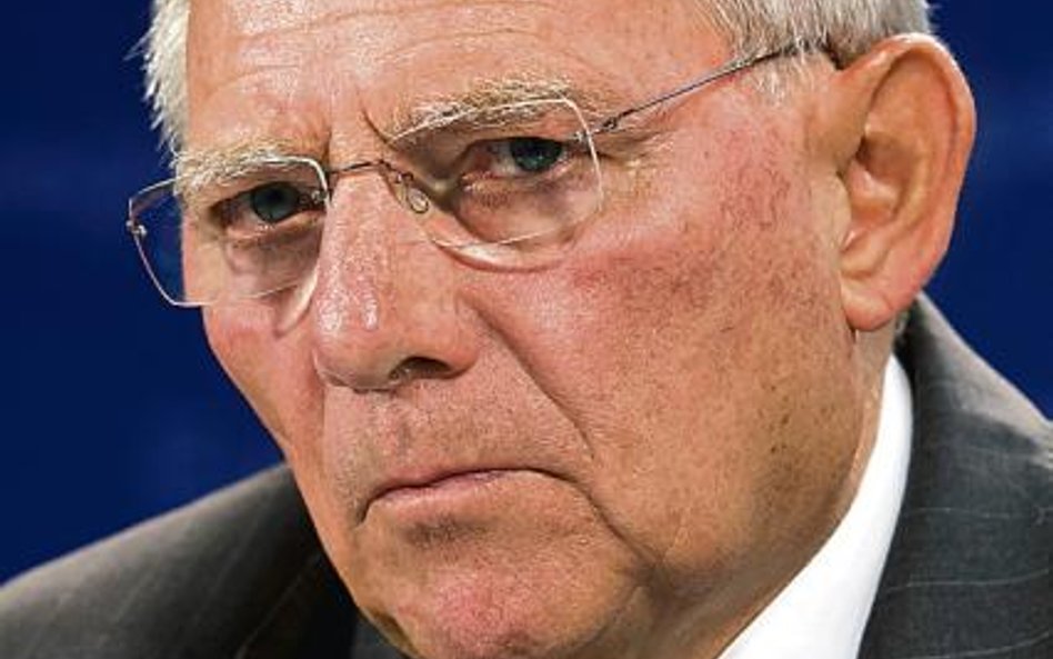 Wolfgang Schaeuble, niemiecki minister finansów