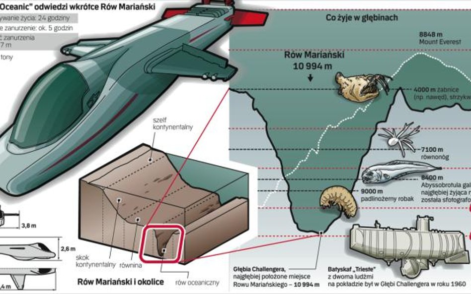 Jak głęboka jest najgłębsza głębia oceanu