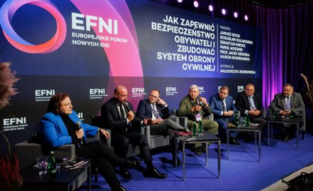 Uczestnicy debaty o budowie systemu obrony cywilnej w Polsce