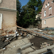 Cleaning up after the flood in Lądek-Zdrój