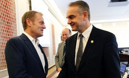 Donald Tusk i Waldemar Pawlak