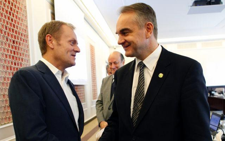 Donald Tusk i Waldemar Pawlak