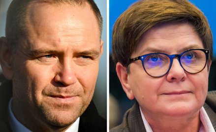 Karol Nawrocki i Beata Szydło