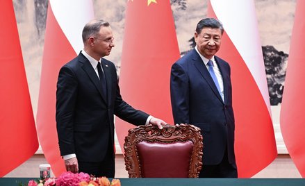 Prezydent Andrzej Duda w trakcie swojej wizyty w Chinach, 24 czerwca 2024 r.