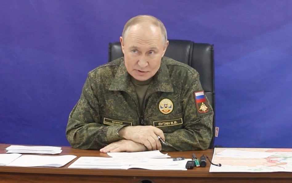 Władimir Putin miał na sobie mundur