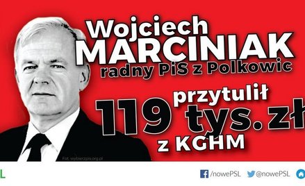 "Wojtka musiał przytulić KGHM". Akcja PSL "Sami Swoi"