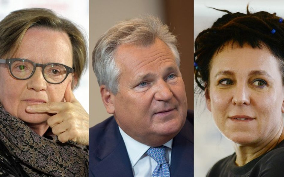 Agnieszka Holland, Aleksander Kwaśniewski, Olga Tokarczuk, jedni z polskich sygnatariuszy listu