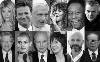 Kirstie Alley, Matthew Perry, Benedykt XVI, Tina Turner, Pelé, Milan Kundera, Jerry Springer, Sinéad