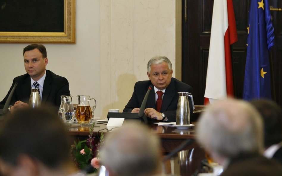 28.05.2009 WARSZAWA. PAŁAC PREZYDENCKI. SPOTKANIE PREZYDENTA Z PRZEDSTAWICIELAMI ŚWIATA KULTURY I ME