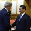 Sekretarz stanu USA John Kerry podczas spotkania z prezydentem Chin Xi Jinpingiem