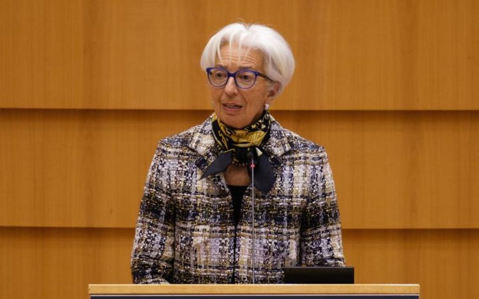 Prezeska EBC Christine Lagarde.