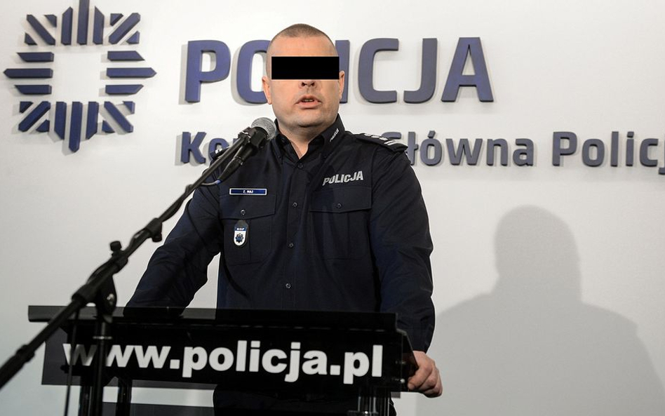 Zbigniew M. komendantem głównym policji był dwa miesiące