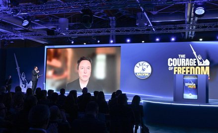 Wystąpienie internetowe Elona Muska podczas sobotniego kongresu prawicowej Ligi we Florencji