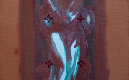 Robert Żbikowski, z cyklu prac Kanon: „Figura w kanonie”, mesh, technika własna