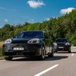Zamaskowane prototypy elektrycznego Porsche Cayenne