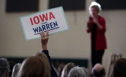 Elizabeth Warren może uzyskać nominację demokratów