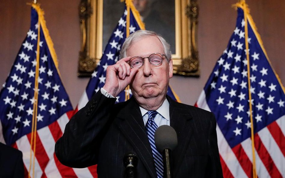 Mitch McConnell, lider republikanów w Senacie.