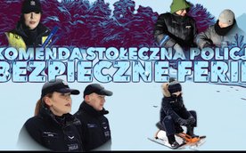 Na ferie policja przygotowałą materiał filmowy poświęcony bezpiecznej zabawie w trakcie zimowego odp