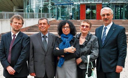 Prawnicy i wnoszący przeciw Rosji skargę katyńską do Strasburga (od lewej): dr Ireneusz Kamiński, me