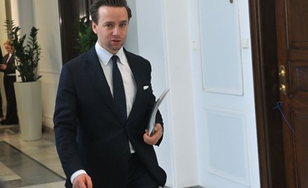 Wicemarszałek Sejmu Krzysztof Bosak w Sejmie w Warszawie