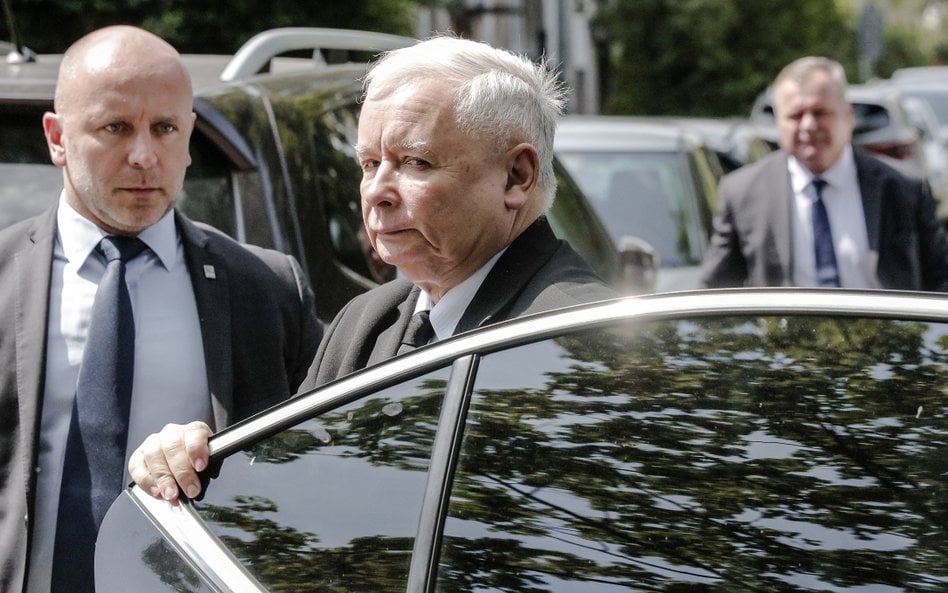 Prezes PiS Jarosław Kaczyński