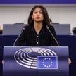 Europosłanka Rima Hassan w Parlamencie Europejskim