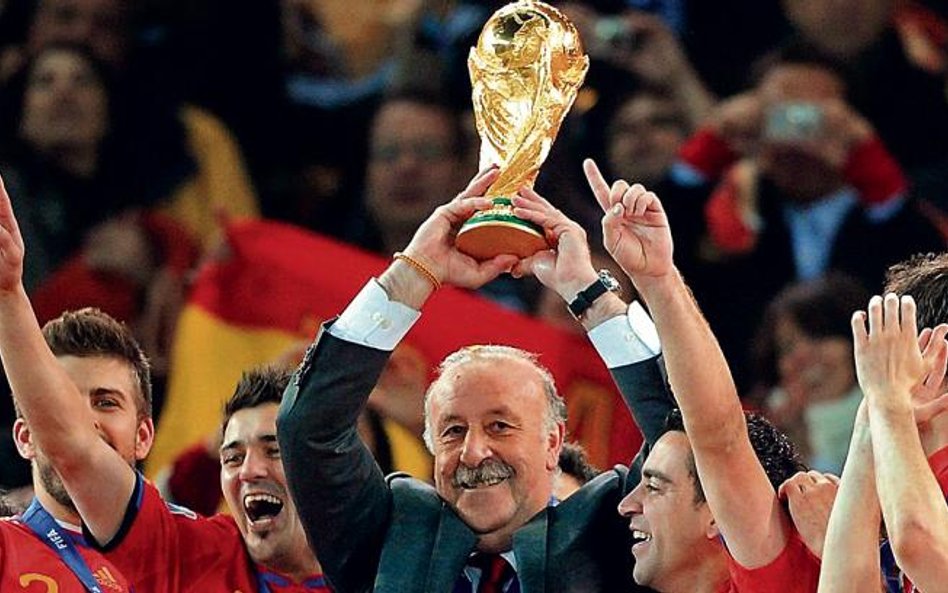 Vicente del Bosque z Pucharem Świata